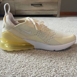 Nike Air Max 270 'Coconut Milk White Saturn Gold' Women's.
